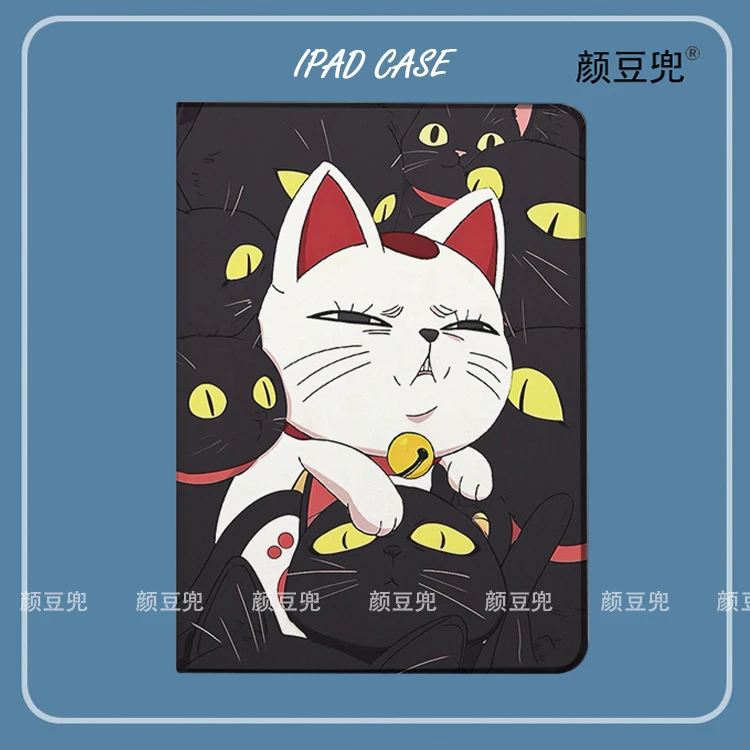 

DAN DA DA Anime Cat Case For iPad 10.2 8th Air 4 5 6 Mini 5 6 7 Case Luxury Silicone For Air 7 Pro13 IPad 11th 10th 2025 Air6 7