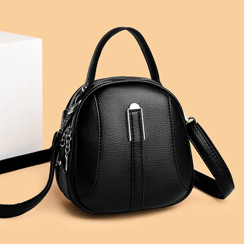 

2025 Genuine Leather Mini Shoulder Bag for Women, Chic Crossbody Purse with Adjustable Strap, Extremely Sophisticated & Compact​