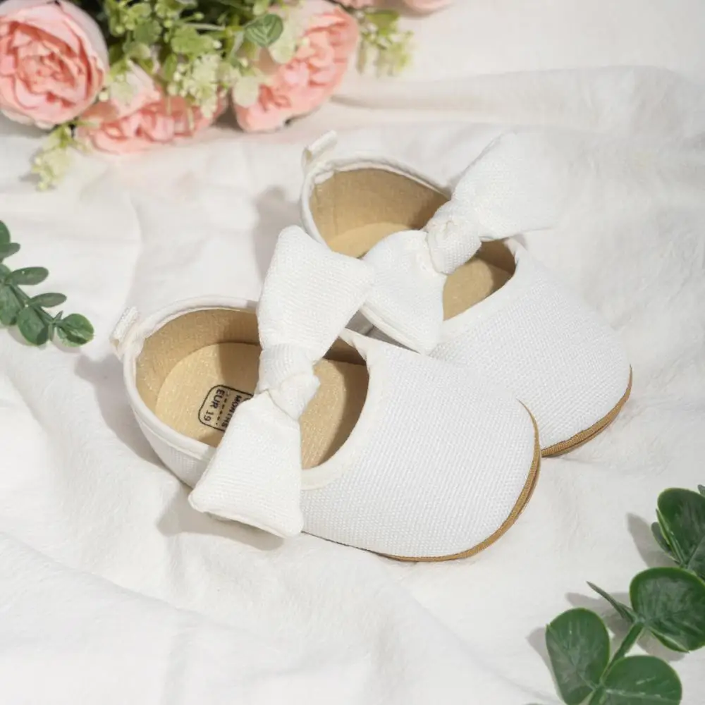 Neugeborene Baby Prinzessin Schuhe klassische süße Bowknot Pu Leder Anti-Rutsch-Soft-Sohlen Kleinkind Schuhe Baby Mädchen Baby hundert Schuhe