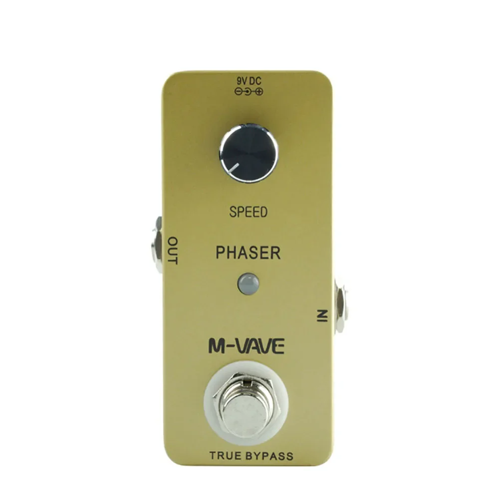 

M-VAVE Analog circuit phase pedal Guitar Effect Pedal Zinc Alloy Shell True Bypass PHASER Analog for guitar accessories parts