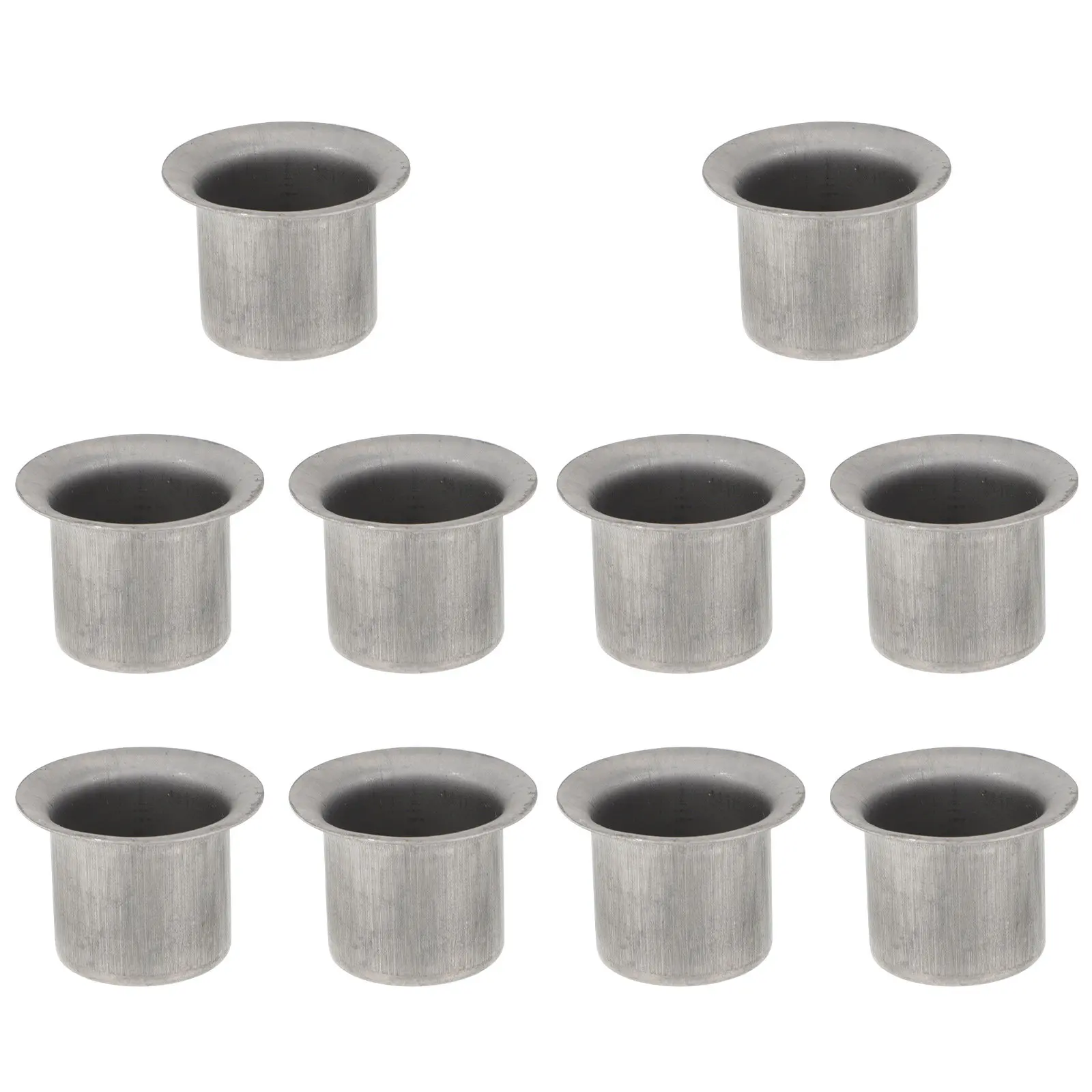 10Pcs Elegant Iron Containers Stylish Decorative Holders for Home Office Bedroom Christmas DIY Craft Supplies
