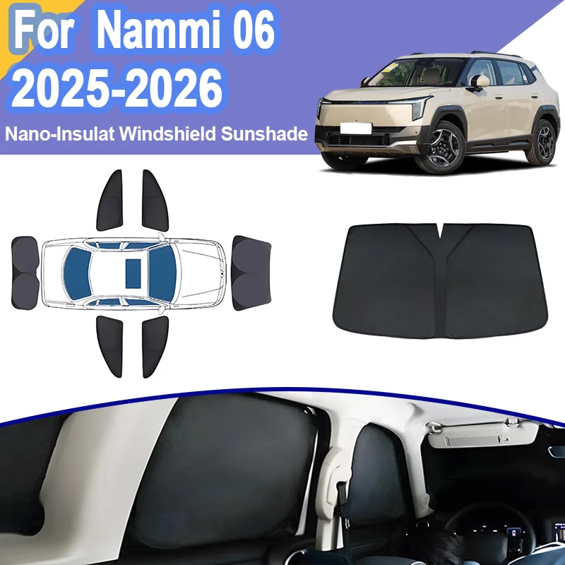 

Privacy Sunshades For Dongfeng Vigo Accessories Nammi 06 2025 2026 Anti-UV Heat insulation Tool Window Sun Visor Car Accessories