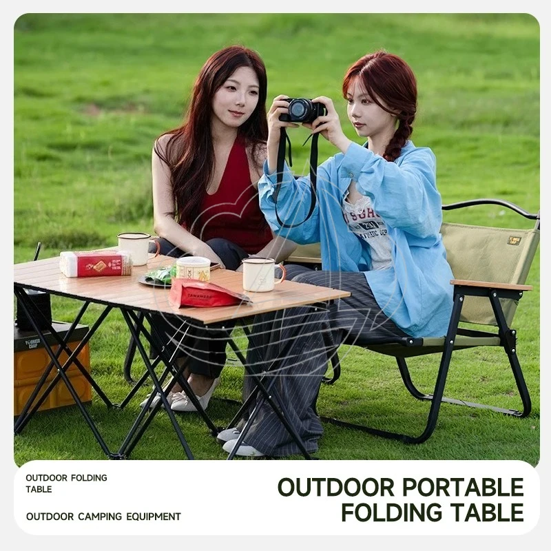 Ultra Lightweight Dual-purpose Folding Table Portable Outdoor Camping Desk for Home Coffee Use