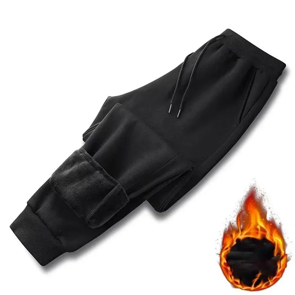 

High Quality Practical Brand New Durable Pants Mens Sweatpants Fashion Fleece Jogger Lined Stylish Track Travel