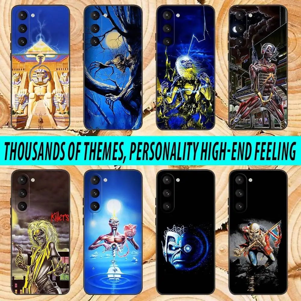 

M-Maidens Band I-Irons Phone Case For Samsung Galaxy A 91,80,73,72,71,53,52,51,22,5G Soft Black Cover