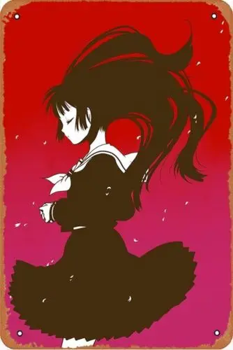 Hell Girl Posters Enma Ai Jigoku Shoujo Posters Anime Poster (7) Metal Tin Signs