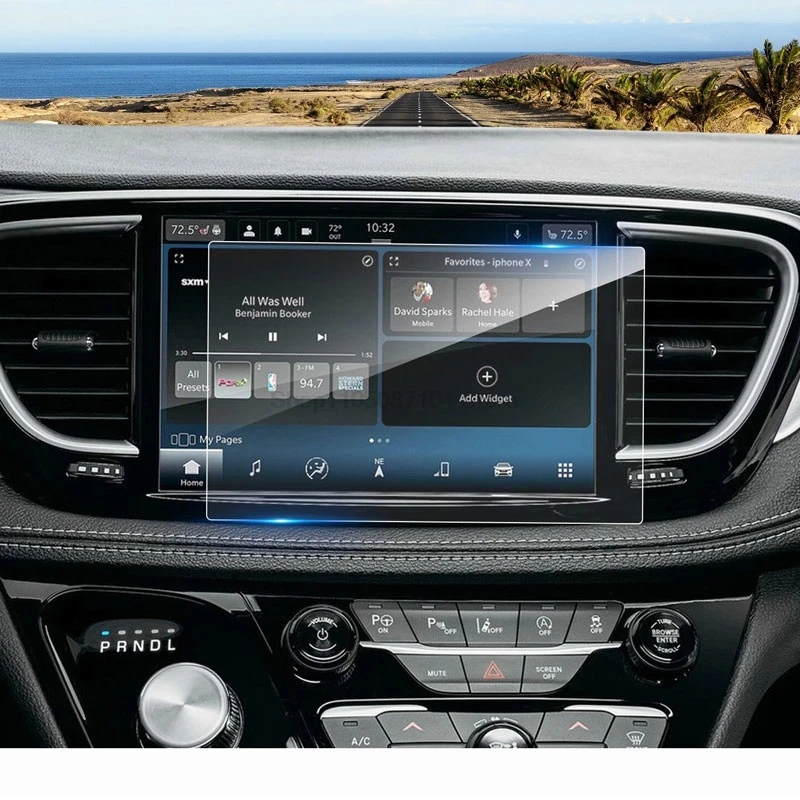 Tempered Glass For Chrysler Pacifica (Touring/Touring L/Limited/Pinnacle/Select) 2021-2025 10.1 Inch Navigation infotainment