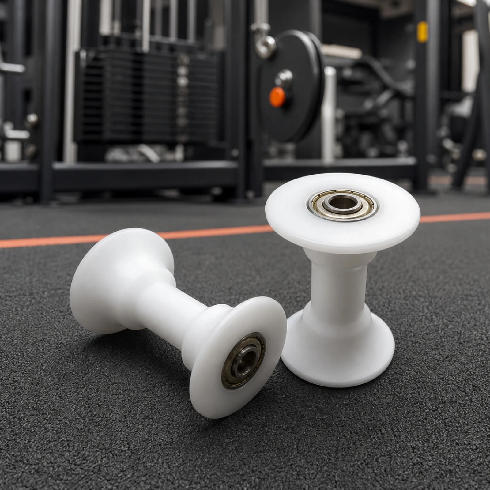 Sliding Pulley Wheel Smooth-Rolling Pulley Wheel with Bearing Roller Silent Quiet for Exercise Equipment, Stair Climbers - view 3