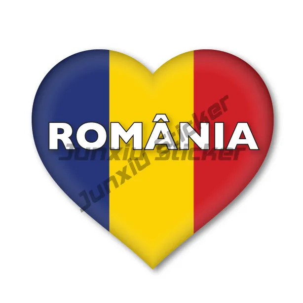 

ROMANIAN HEART Flag, Car, Van Decal Sticker