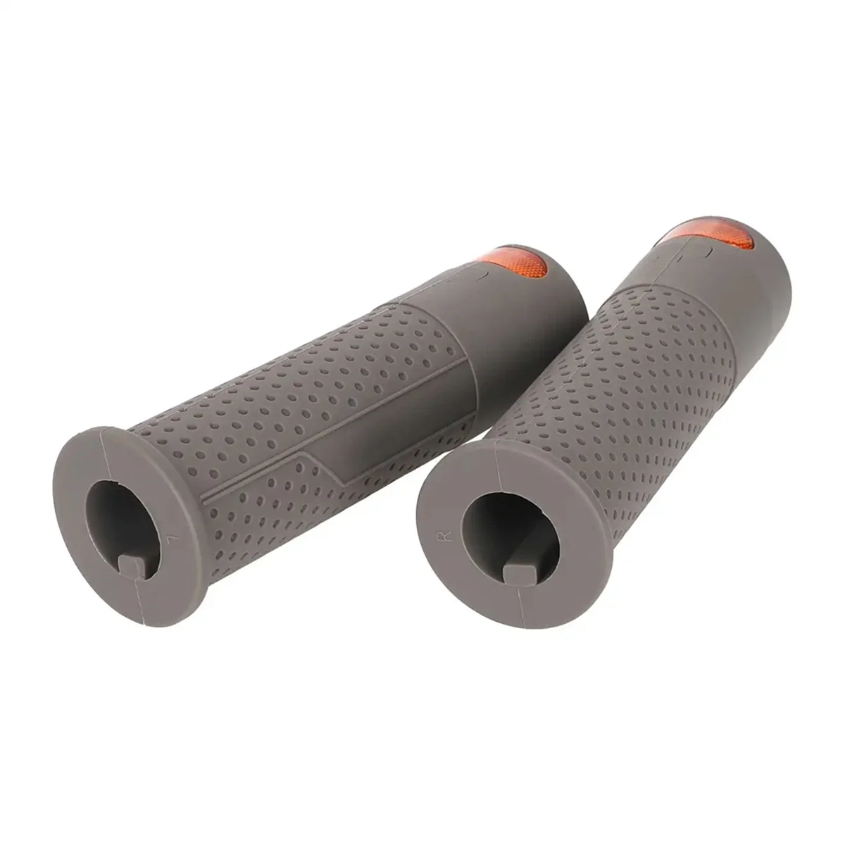 مقابض يد سكوتر ABXHA مع مقود ضوء إشارة الانعطاف لسكوتر Xiaomi / Ninebot E مع فتحة قبضة رمادية