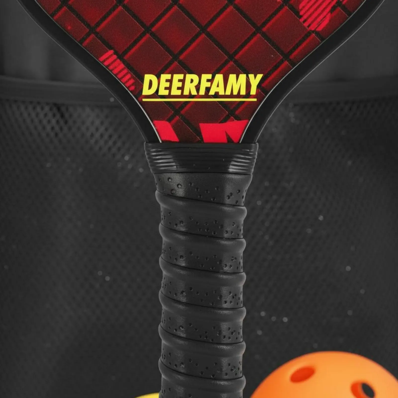 

Pickleball Set with Carrying Bag Cushioned Grip Handle Pickleball Paddle Set with Balls Racket Sports Equipment for Beginners