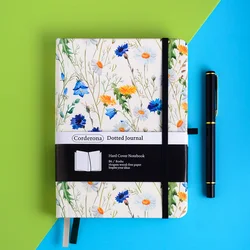 Floral B6 Bullet Dotted Journal School Business Sketchbooks 160gsm Thick Planner Bujo Hard Cover Notebook