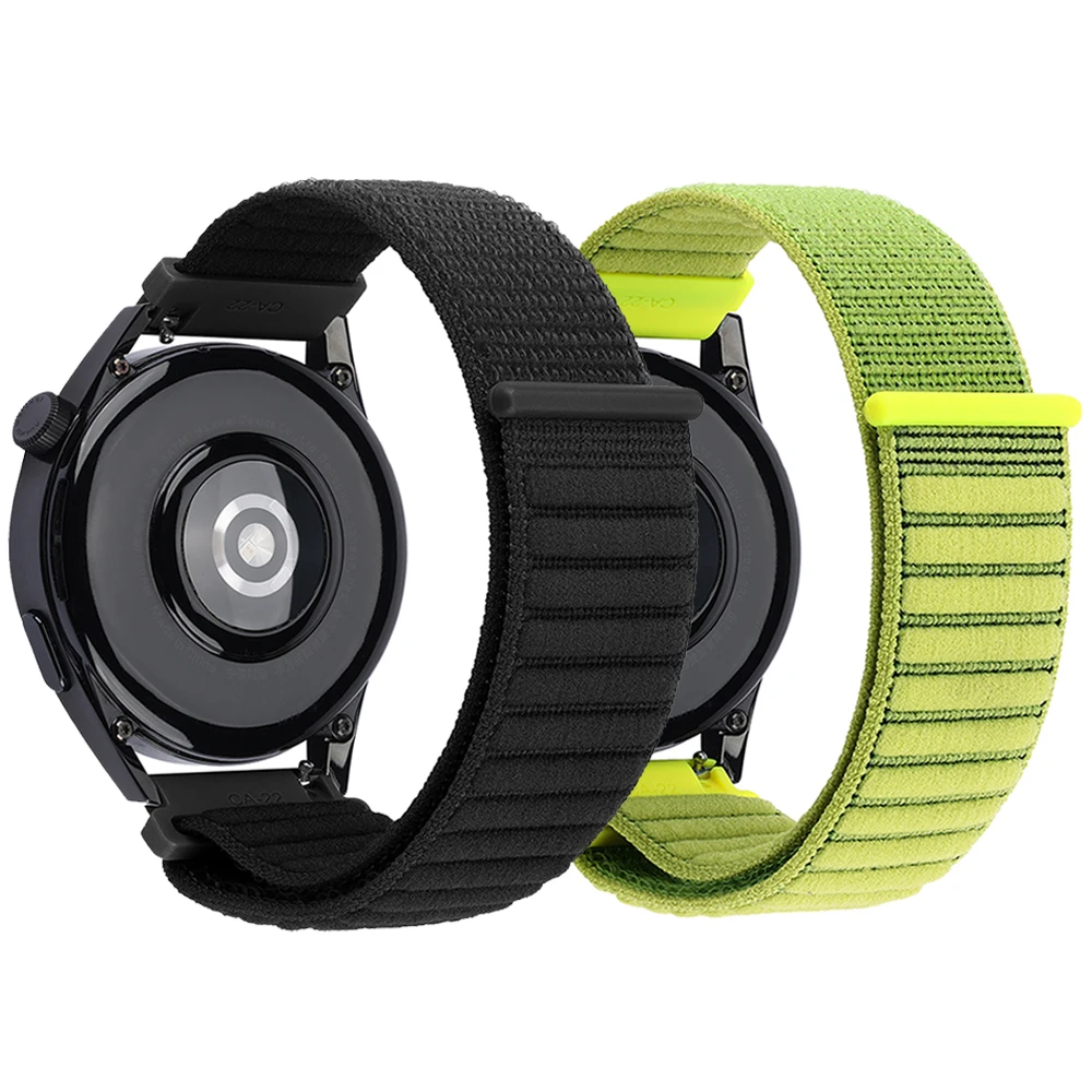 22 20mm Smart Watch Band For Garmin Vivoactive 6 5 4/Venu SQ 2/Forerunner 55/570 265 255 Music/VENU 3 2/Venu 2 Plus Nylon Straps