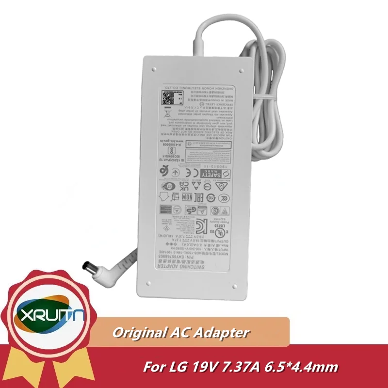 Original 140W 19V 7.37A AC DC Adapter for LG 34GK950F 34UM95-PD 34UM95-PE 34UM94-PD 34UC87 34UC87M LCD-LED Monitor Power Charger