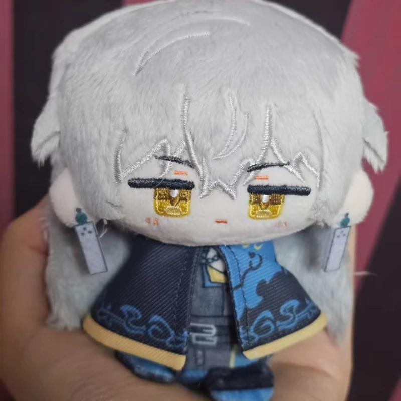 12cm Anime Game Wuthering Waves Kawaii Cosplay Soft Cotton Dango Doll Keychain Ge ShuLin Scar Cartoon Mini Toy Figures Fans Gift