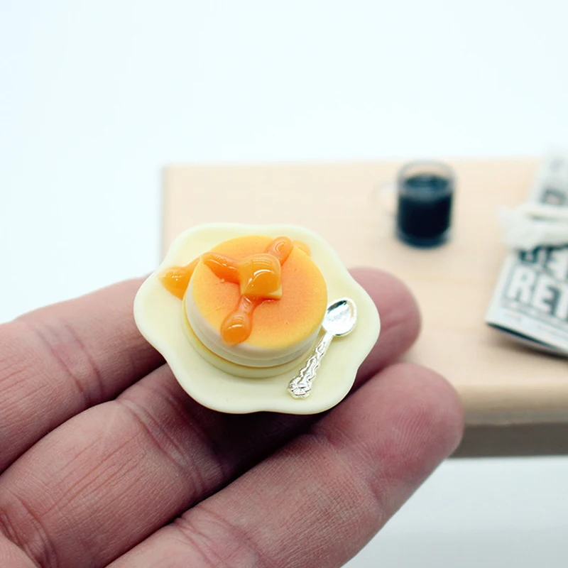 4개/세트 창의적인 커피 디저트 모델 음식 장식품 미니어처 음식 인형 집 장식 DIY 용품 인형집 액세서리