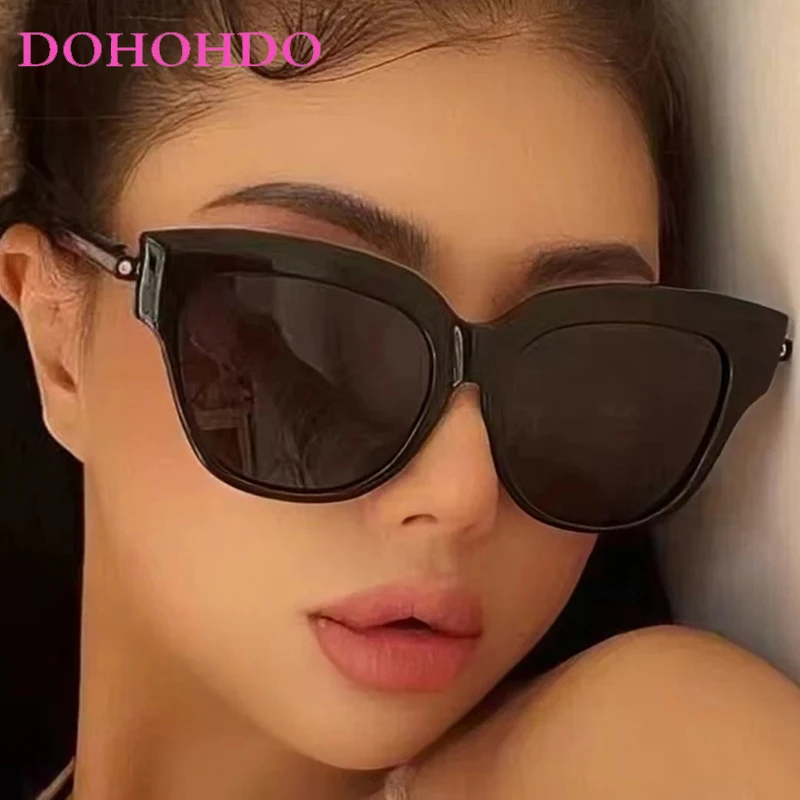 

New Luxury Brand Designer Big Frame Cat Eye Sunglasses Women Men Outdoors Travel Driving Shades Sunglasses Oculos De Sol UV400