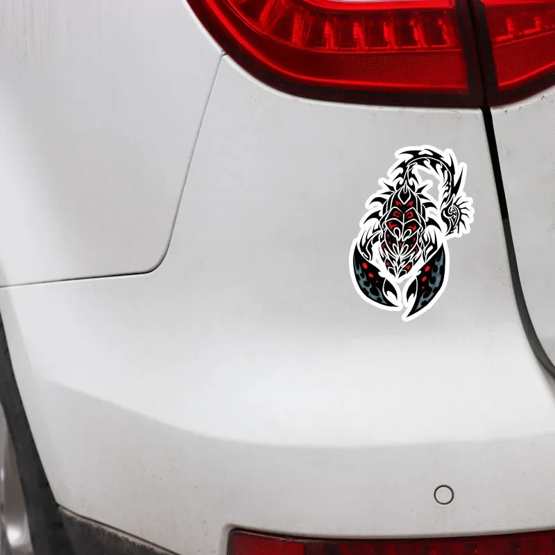 Personalized Fashion Car Stickers Scorpion Decor Accessories PVC Decal for Chevrolet Orlando Hyundai I40 Bmw E92,22cm*14cm