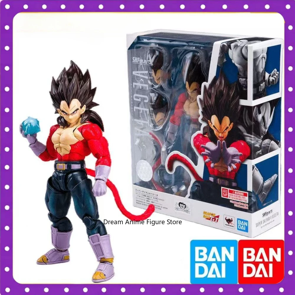

В наличии Оригинальная подвижная фигурка Bandai SHF Vegeta Super Saiyan 4 Super 4 Dragon Ball GT Ape Soul Limited