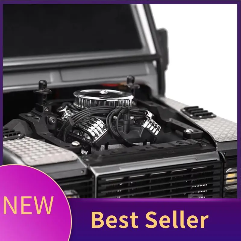 

B46C Старомодный радиатор двигателя V8, универсальный для 1/10 для Traxxas TRX4 TRX6 AXIAL SCX10 90046, радиоуправляемый гусеничный автомобиль