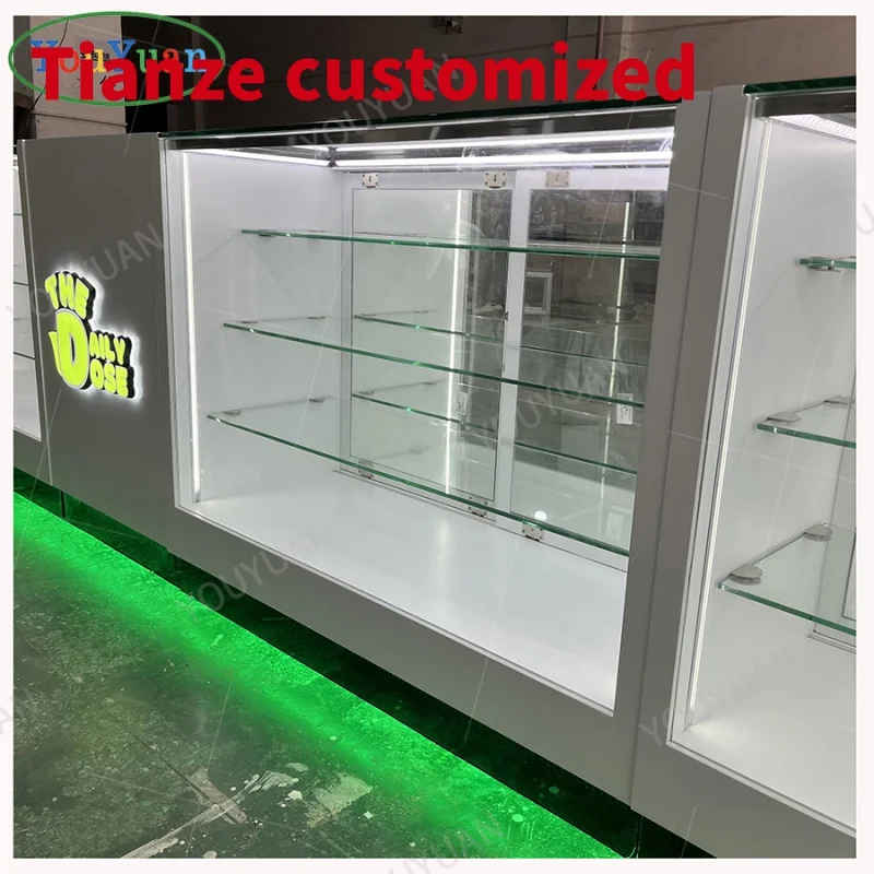 (customized)Display Stand Shop Display Furniture Smoke Shops Lights Supplies Showcase Boutique