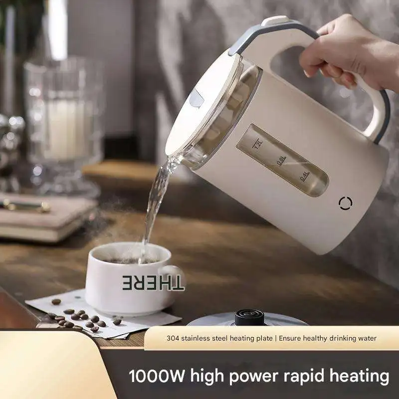 غلاية صحية 110 فولت، غلاية متعددة الوظائف، غلاية كهربائية ذكية، غلاية زجاجية كهربائية عالية البورسليكات لصنع الشاي