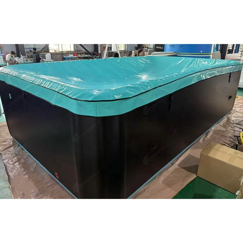 Customization Fashion Inflatable Swimming Pool Drop Stitch Fabric Multiple Air Technology Outdoor Inflatable Pool