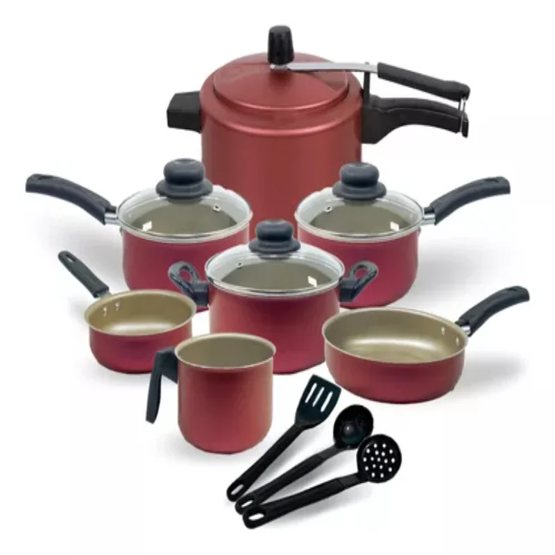 

Cookware 10 Un With 2.5l Cooker Baking Cookware and Fryers