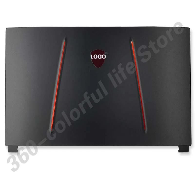 Imagem -02 - Top Case para Msi Ge75 Ge75vr Raider Ms17e1 Ms-17e2 Ms-17e9 Lcd Tampa Traseira Moldura Frontal Moldura Dobradiças Parafusos Presente 17.3 Polegada Novo