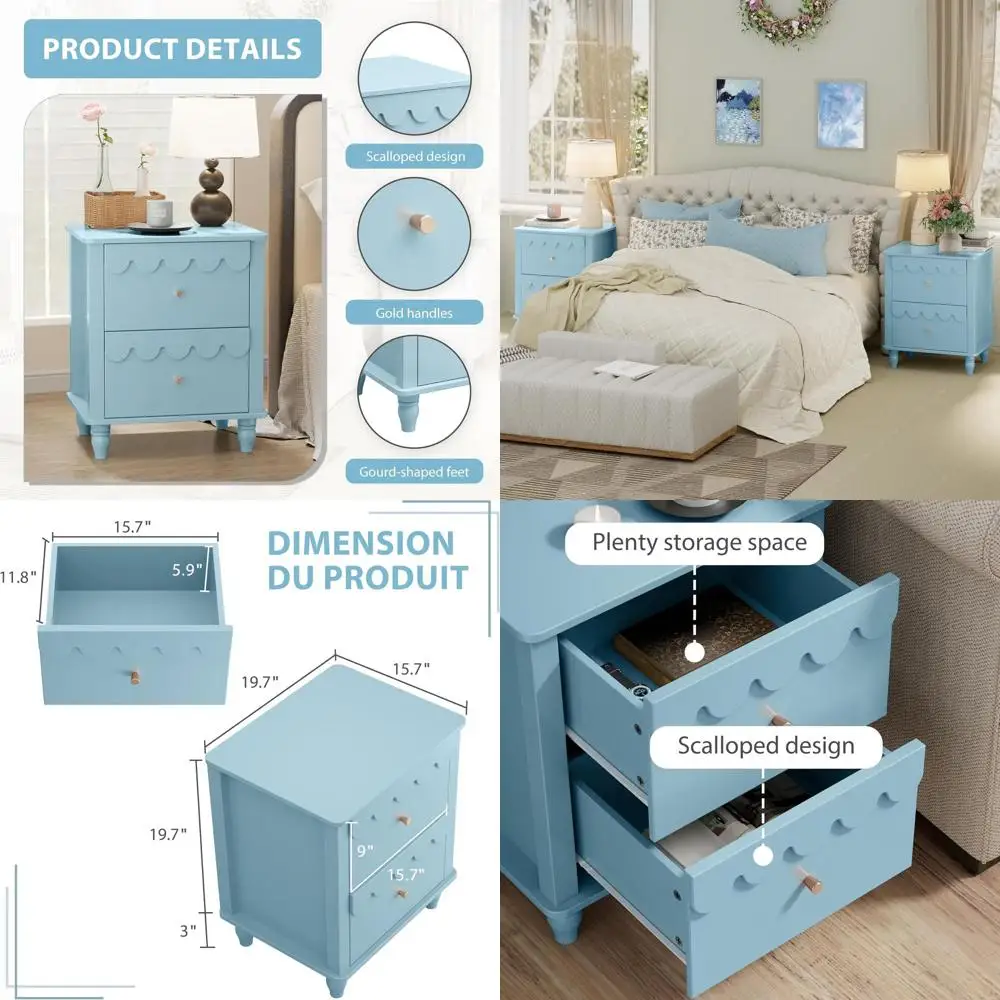 

Детская прикроватная тумбочка с рельефным краем и местом для хранения, милая тумбочка для мальчиков и девочек