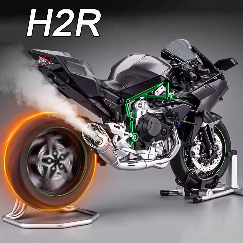 

1:9 Kawasaki Ninja H2R мотоциклы, автомобили, игрушки, модели, токарные колеса, миниатюрные автомобили со звуком, игрушки для мотоциклов, подарки для малышей