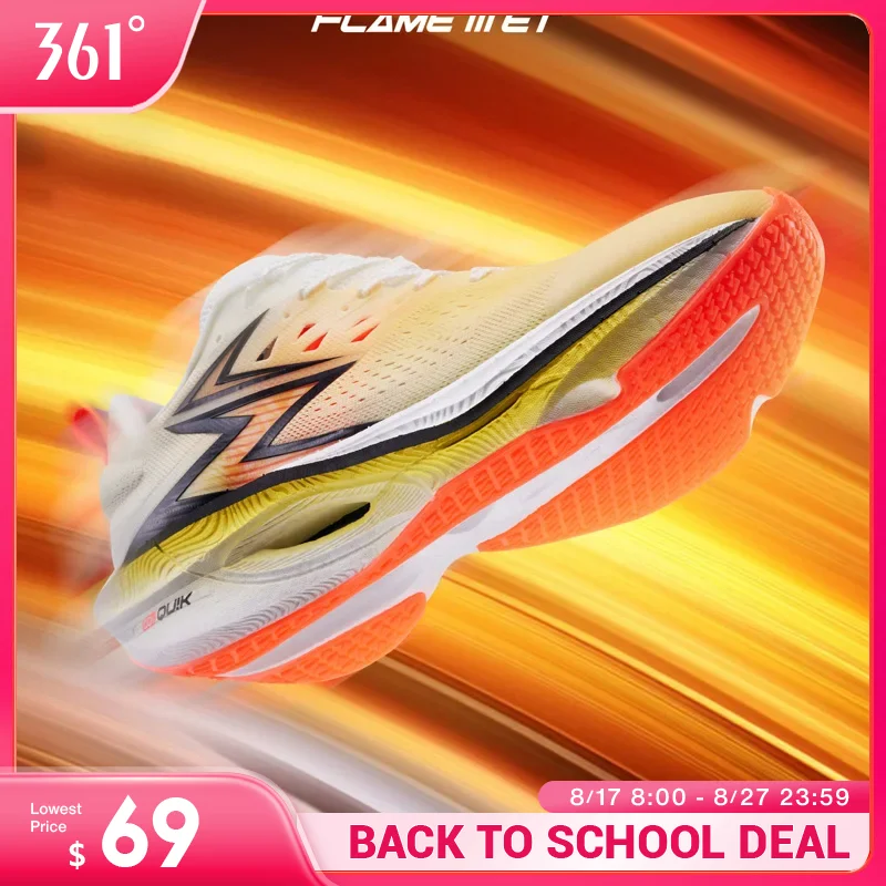 361 gradi Flame 3.0 ET scarpe da corsa da uomo maratona da corsa traspirante comfort stabile rimbalzo scarpe da ginnastica da jogging maschili 672512226 F F