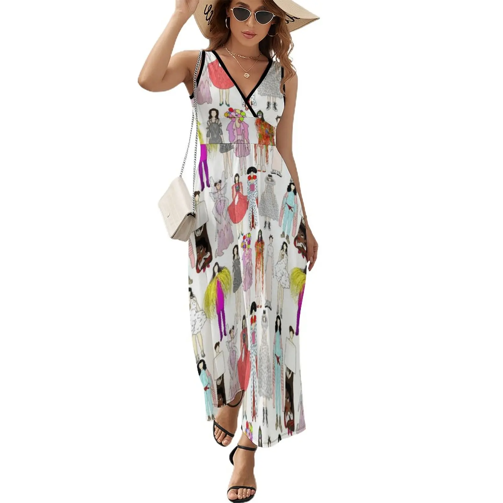 

Outfits of Bjork Fashion Sleeveless Dress loose summer dress long dresses for women