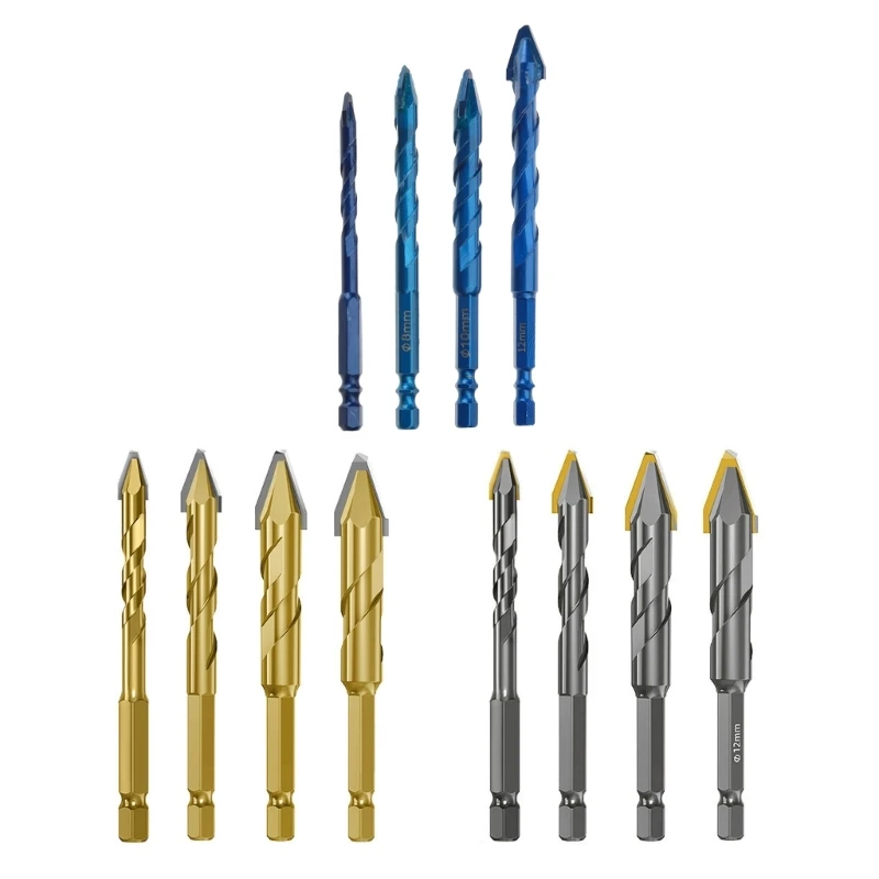 

Highs Hardness Skewed Head Eccentric Drill Precisions Drilling 6/8/10/12mm Crooked Drill Bit For Tile Ceramic Punching KXRE