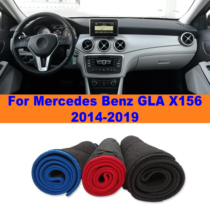 

Anti-Glare Dashboard Cover Dash Mat Non-Slip Sun Shade Pad Interior Protector For Mercedes Benz GLA X156 2014-2019 Car Parts
