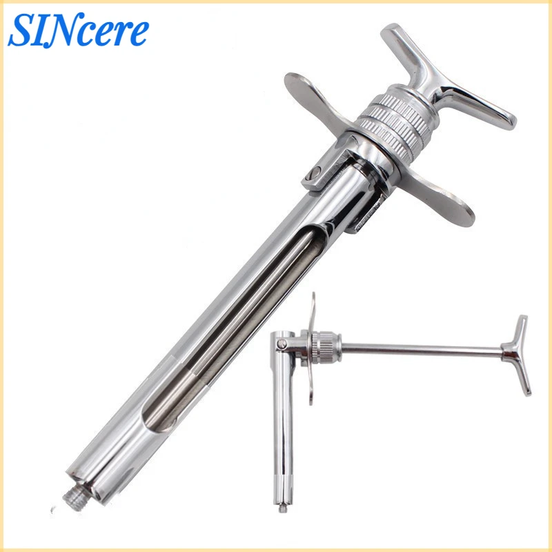 1pcs 1.8ML Dental Stainless Steel Intraligamental Syringe Pen-Style Aspirating Dental Surgical Instrument Dentist Injector Tool