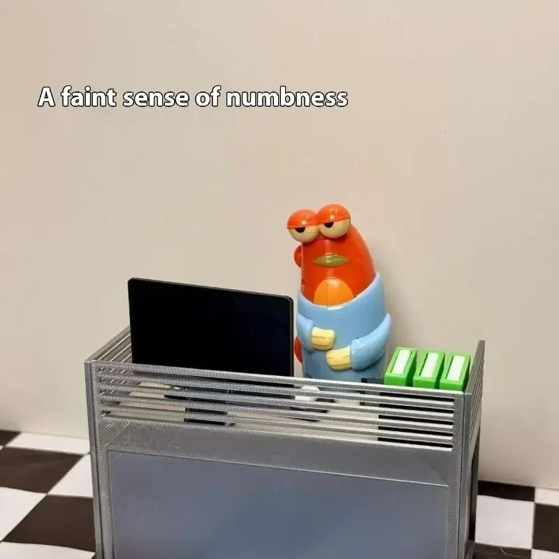 1 مجموعة دمية مصغرة خزانة الملفات مكتب الكمبيوتر وكرسي عدة مكتب المشهد نموذج مشهد العمل ديكور المنزل حلية