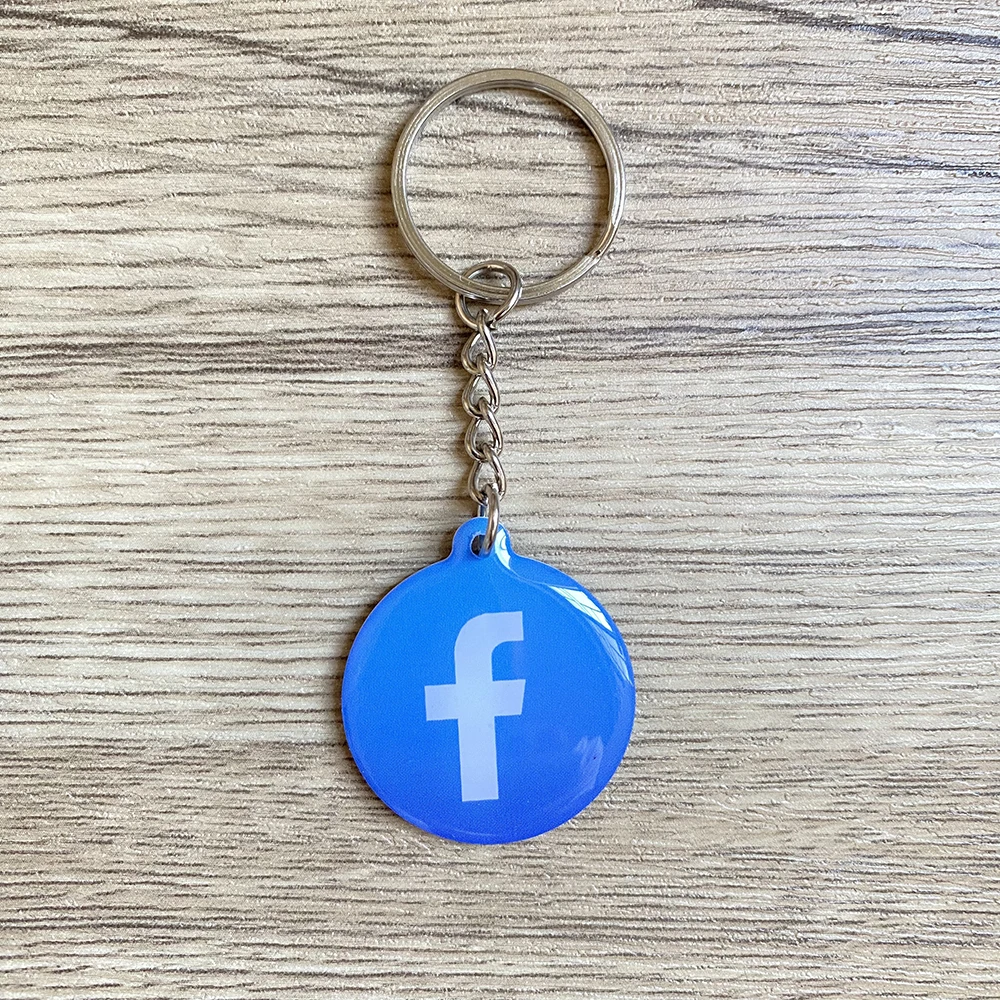NFC Tap Key Tag  Social Media Sharing WhatsApp Instagram Facebook keychains NFC Key Tag Google Review Keychains