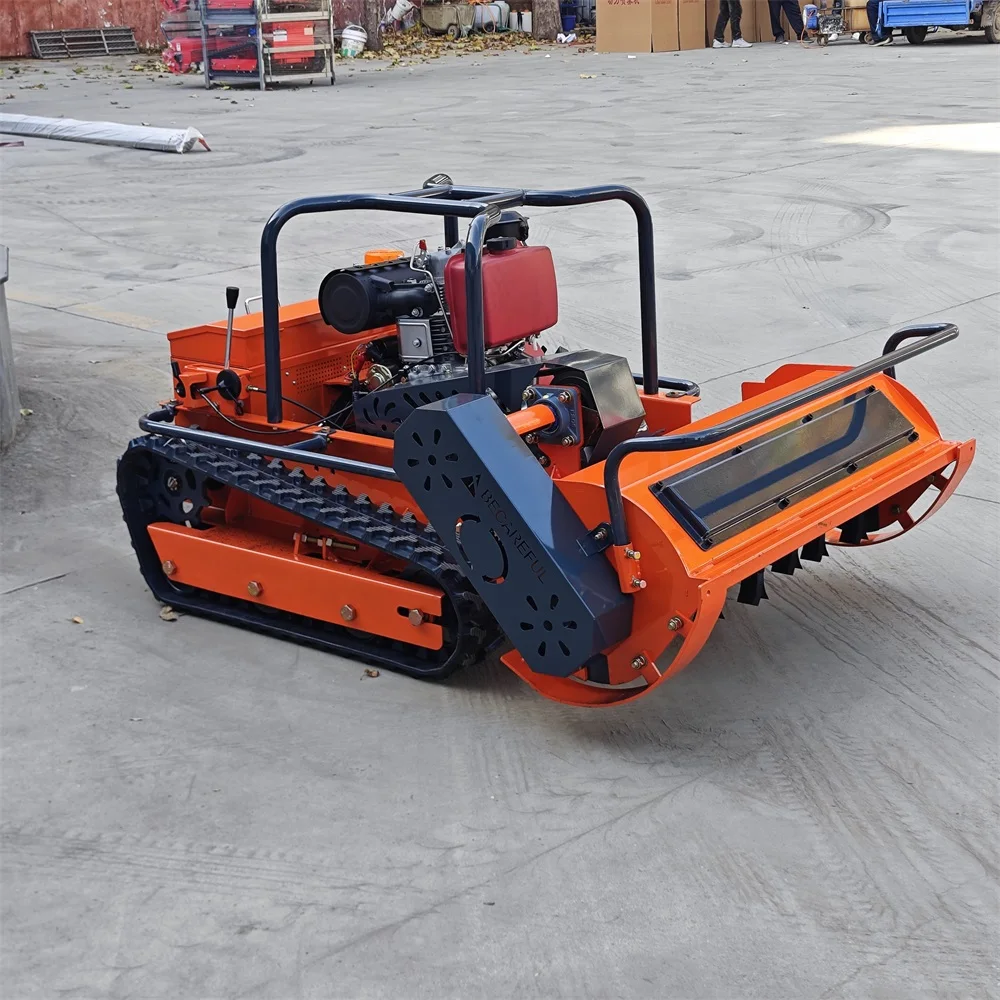 High Quality Professional Remote Control Lawn Mower Industrial Grade Wasteland Mower with Flail Sickle-Style Cutting