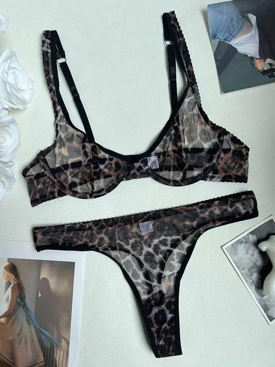 إصدارات بيكيني مثيرة بلون واحد وطبعة الفهد لقضاء عطلة الشاطئ بدون ظهر بحمالات عميقة على شكل حرف V بدون أكمام ساحرة 7IB6