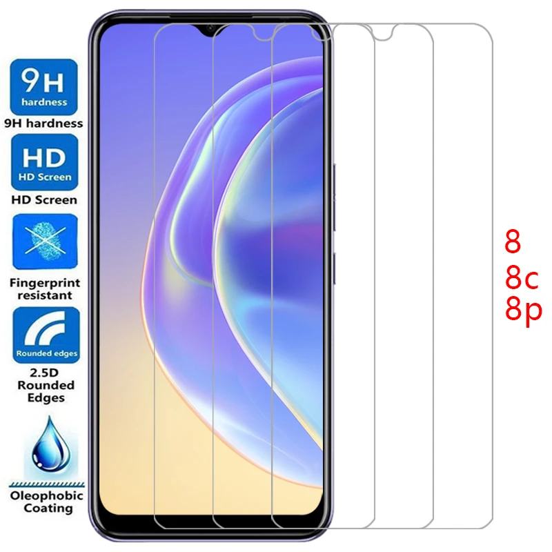 Screen Protector For Tecno Spark 8 8C 8P Protective Tempered Glass On Techno Spark8 C P C8 P8 Spark8C Spark8P Film Tehno Texno