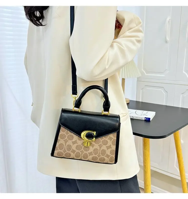 Nuove borse quadrate piccole firmate 2025 da donna - Borse in PU di marca di lusso, borse a mano e a tracolla chic