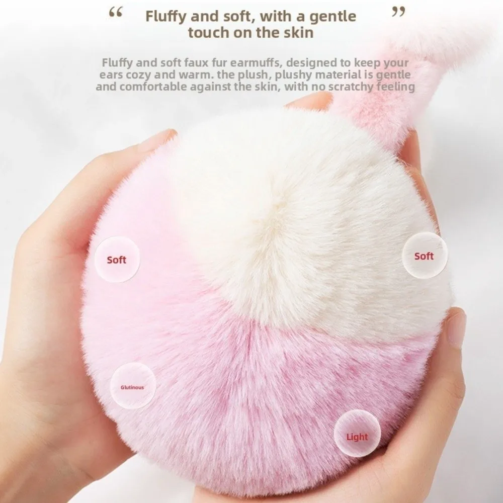 هدايا الحب القلب الشتاء غطاء للأذنين Coldproof طوي فو هوب عقال حماية آذان أدوات دافئة الدب غطاء للأذنين رقيق