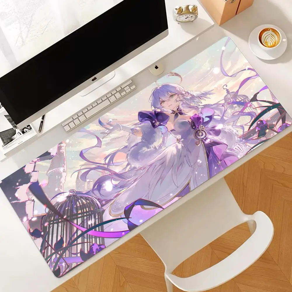 R_robin H_honkai S_star R_rail Mouse Pad Natural Rubber Anti Slip Gaming Accessories pad HD Office Computer gamer XXL Desk Mats