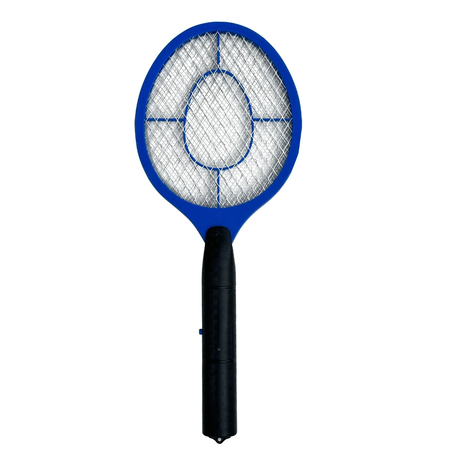 1pc Powerful LED Light Mosquito Swatter - Battery Operated Fly Trap with Power Display for Indoor and Outdoor Use - Racket Style