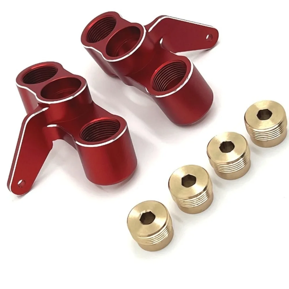Metal Upgrade Front Steering Knuckles Accessories Compatible With FS Racing 1/8 Tank Shark Cheetah Leopard RC Car