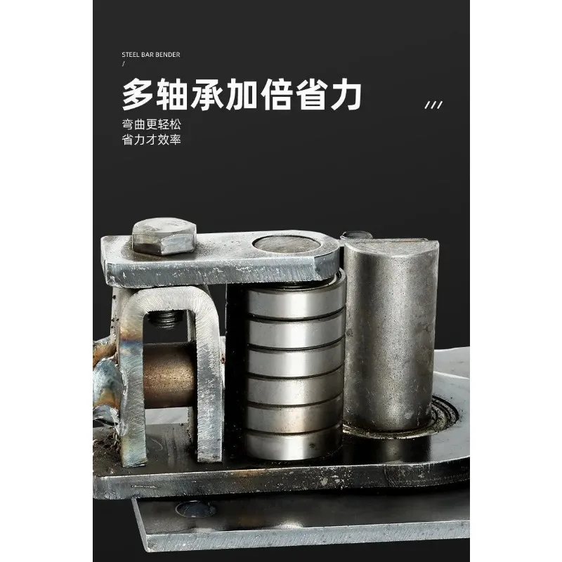 Manual Flat Iron Bending Machine Suitable for 3x60mm Iron Sheet Metal Aluminum Iron Bending Device Press Brake