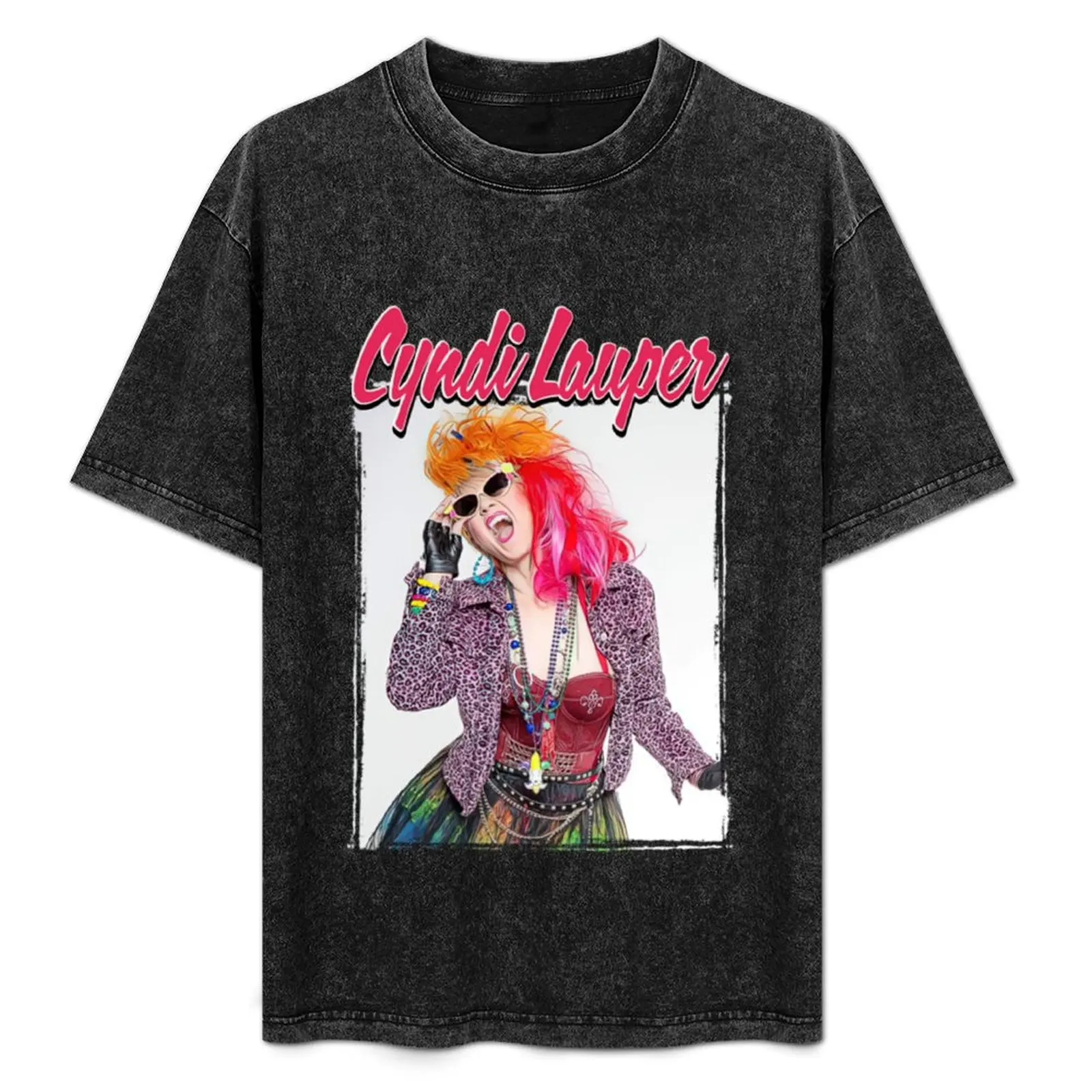 Copy of Cindy Lauper T-Shirt anime stuff Funny t-shirt cotton man t-shirts T-shirts man heavyweight t shirts for men