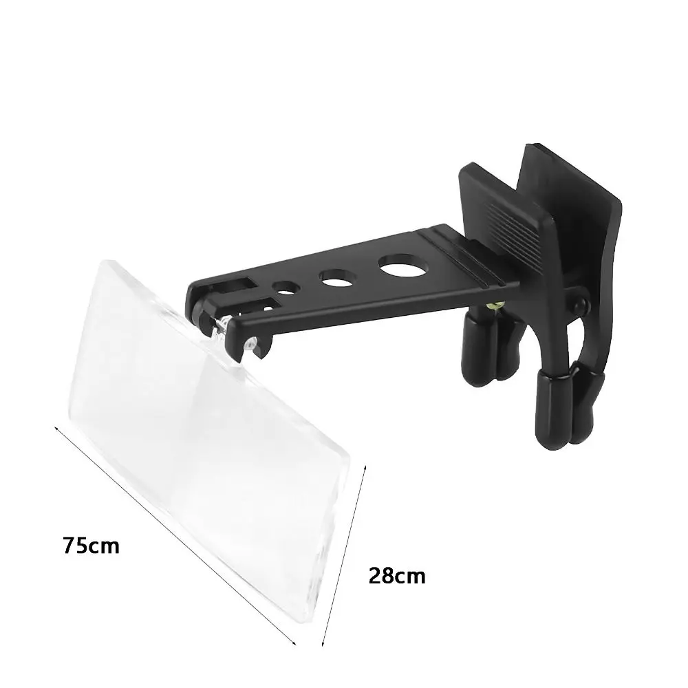 New Folding LED Magnifier Adjustable Reading Magnifying Glass Hands Free Light Spec Glasses Clip on Eyeglass image 6