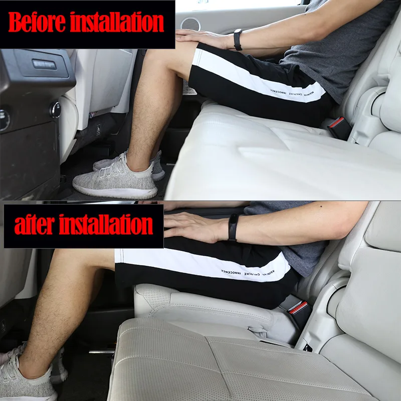 For Land Rover Discovery 5 LR5 2017-21 Car Aluminum alloy The Second row Seat Increase Height decoration Strips Car Accessories